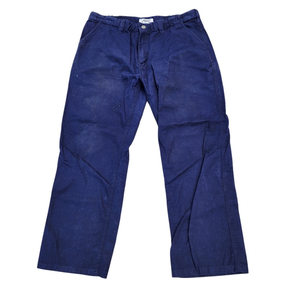 Axe FR Flame Resistant Cargo Pants Mens 38x30 Blue NFPA 2112 CAT 2 Work Pants